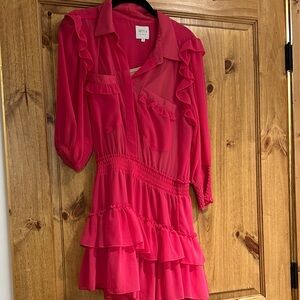 Pink misa los angeles dress